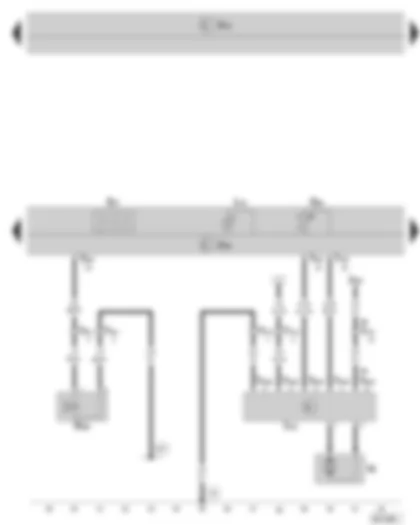 Wiring Diagram  SKODA SUPERB II 2012 - Climatronic control unit - compressor regulating valve of the air conditioning system - fresh air blower control unit - fresh air blower