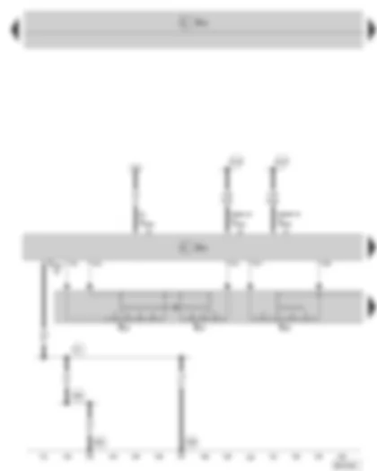 Wiring Diagram  SKODA SUPERB II 2009 - Steering column electronics control unit - intermittent wiper switch - rear wiper switch - intermittent wiper control
