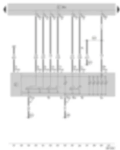 Wiring Diagram  SKODA SUPERB II 2009 - Light switch