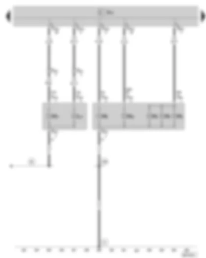 Wiring Diagram  SKODA SUPERB II 2009 - Right tail light