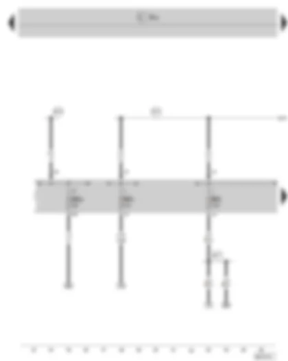 Wiring Diagram  SKODA SUPERB II 2009 - Fuse holder C in the dash panel