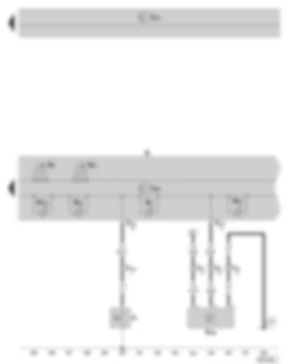 Wiring Diagram  SKODA SUPERB II 2009 - Dash panel insert - warning lights - rev. counter - speedometer - oil pressure switch - oil level and oil temperature sender