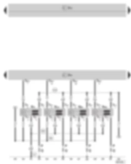 Wiring Diagram  SKODA SUPERB II 2015 - Engine control unit - Ignition system