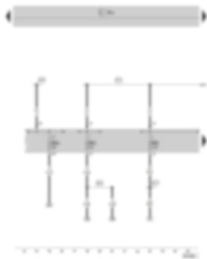 Wiring Diagram  SKODA SUPERB II 2009 - Fuse holder C in the dash panel