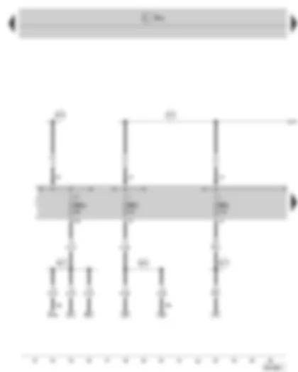 Wiring Diagram  SKODA SUPERB II 2009 - Fuse holder C in the dash panel