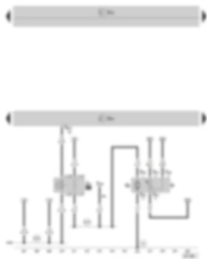 Wiring Diagram  SKODA SUPERB II 2009 - Engine control unit - fuel gauge sender - fuel pump - fuel pump for predelivery - fuel pump relay