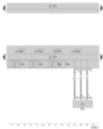 Wiring Diagram  SKODA SUPERB II 2009 - ABS control unit - ESP sensor unit - vacuum sensor