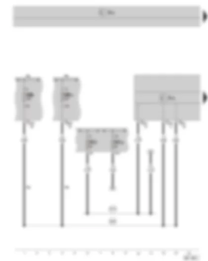 Wiring Diagram  SKODA SUPERB II 2010 - Double clutch gearbox mechatronics - fuse holder B on the E box - fuse holder C in the dash panel