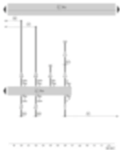 Wiring Diagram  SKODA SUPERB II 2009 - Cornering light and headlight range control - control unit