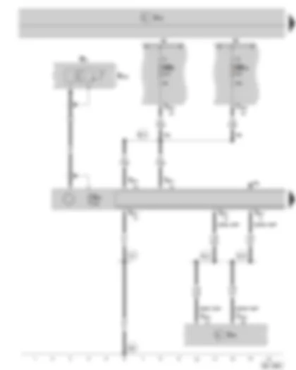Wiring Diagram  SKODA SUPERB II 2009 - Radio - aerial - data bus diagnostic interface - fuse holder B on the E box