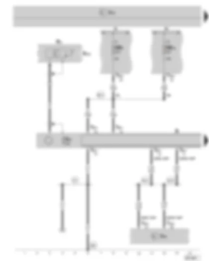 Wiring Diagram  SKODA SUPERB II 2010 - Radio - aerial - data bus diagnostic interface - fuse holder B on the E box