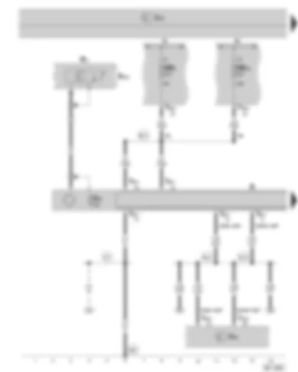 Wiring Diagram  SKODA SUPERB II 2010 - Radio - aerial - data bus diagnostic interface - fuse holder B on the E box