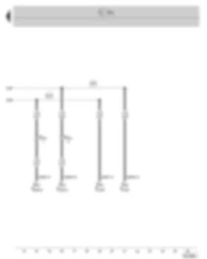 Wiring Diagram  SKODA SUPERB II 2009 - Connection for: Driver seat adjustment control unit - trailer detector control unit