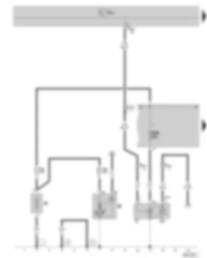 Wiring Diagram  SKODA SUPERB II 2010 - Battery - starter - alternator - fuse holder A at the E box