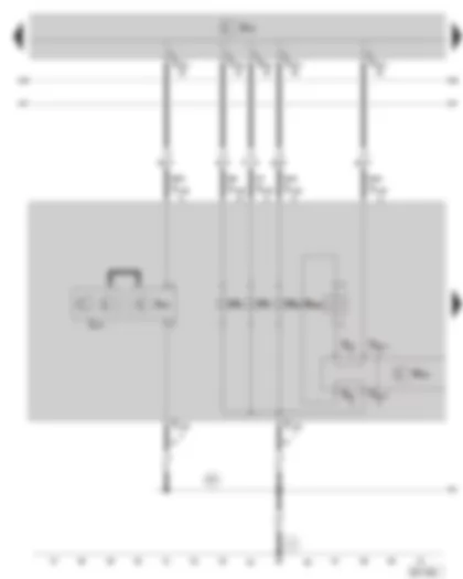 Wiring Diagram  SKODA SUPERB II 2010 - Right headlight with gas discharge lamp