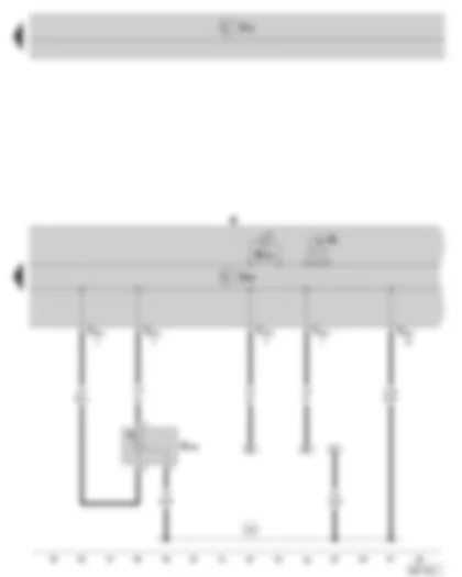 Wiring Diagram  SKODA SUPERB II 2015 - Dash panel insert - fuel level sender 2