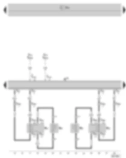 Электросхемa  SKODA SUPERB II 2014 - автомобильный радиоприемник - громкоговорители впереди