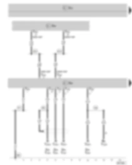 Wiring Diagram  SKODA SUPERB II 2010 - Multimedia system control unit - data bus diagnostic interface