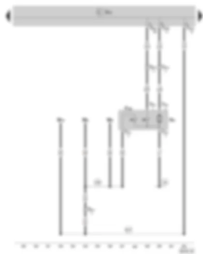 Wiring Diagram  SKODA SUPERB II 2010 - Rear lid lock unit