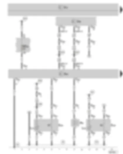 Wiring Diagram  SKODA SUPERB II 2010 - Rear lid control unit - door control unit driver