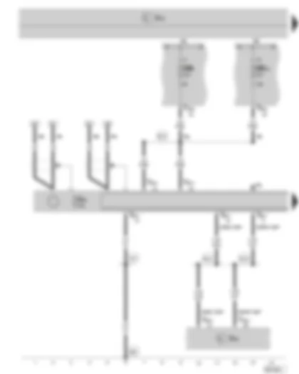 Wiring Diagram  SKODA SUPERB II 2011 - Radio - data bus diagnostic interface - fuse holder B on the E box