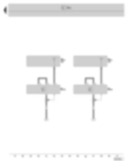 Wiring Diagram  SKODA SUPERB II 2010 - Side window aerial - left aerial module - right aerial module - (valid for Combi)