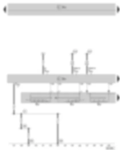 Wiring Diagram  SKODA SUPERB II 2011 - Steering column electronics control unit - intermittent wiper switch - rear wiper switch - intermittent wiper control