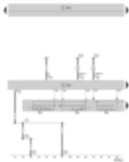 Wiring Diagram  SKODA SUPERB II 2011 - Steering column electronics control unit - intermittent wiper switch - rear wiper switch - intermittent wiper control