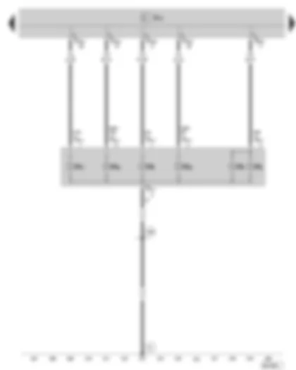 Wiring Diagram  SKODA SUPERB II 2011 - Right tail light