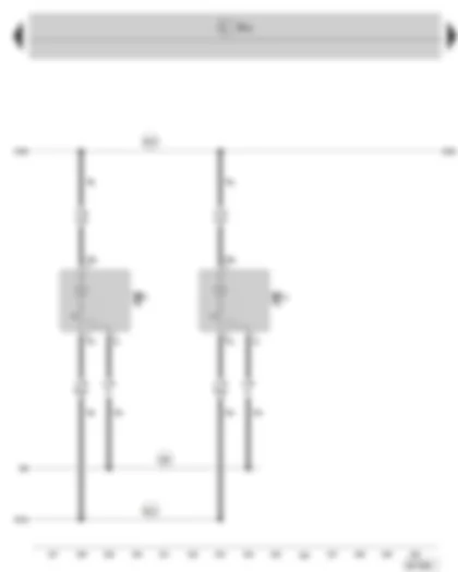 Wiring Diagram  SKODA SUPERB II 2011 - Rear left reading light - rear right reading light