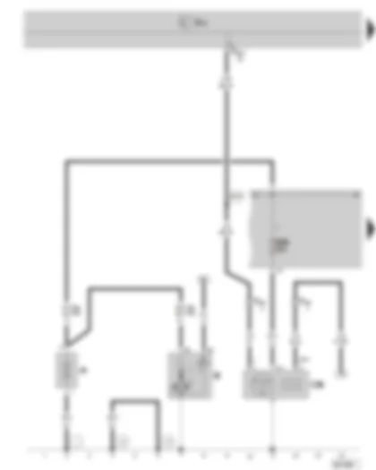 Wiring Diagram  SKODA SUPERB II 2011 - Battery - starter - alternator with voltage regulator - fuse holder A at the E box