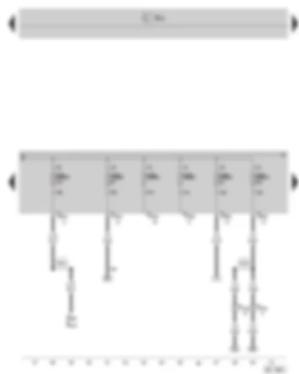 Wiring Diagram  SKODA SUPERB II 2011 - Fuse holder B on the E box