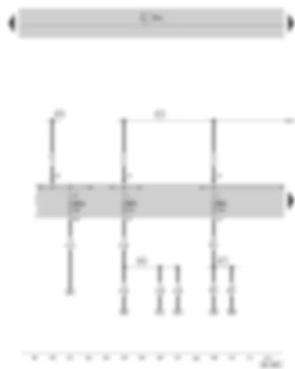 Wiring Diagram  SKODA SUPERB II 2011 - Fuse holder C in the dash panel