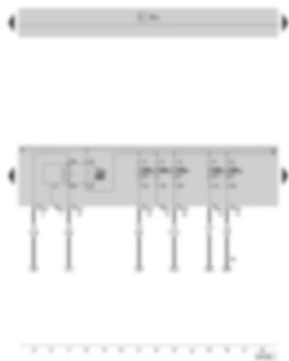Wiring Diagram  SKODA SUPERB II 2011 - Diesel direct injection system relay - fuse holder B on the E box