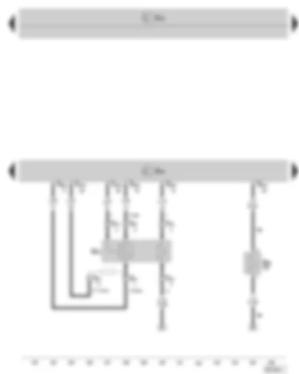 Wiring Diagram  SKODA SUPERB II 2011 - Engine control unit - Lambda probe - Heating resistor for crankcase ventilation