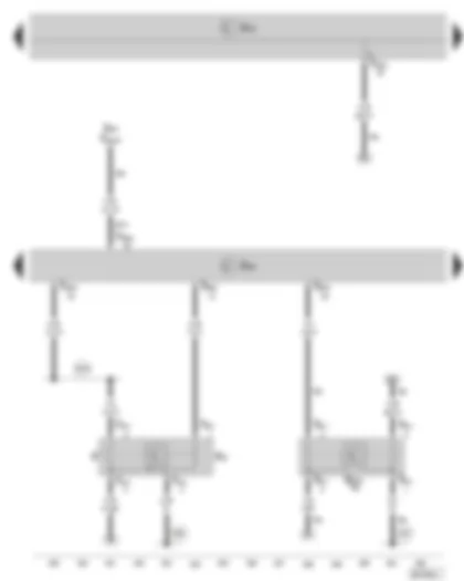 Wiring Diagram  SKODA SUPERB II 2011 - Engine control unit - brake pedal switch - clutch position sender