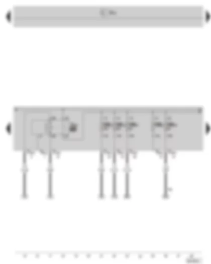 Wiring Diagram  SKODA SUPERB II 2015 - Diesel direct injection system relay - fuse holder B on the E box