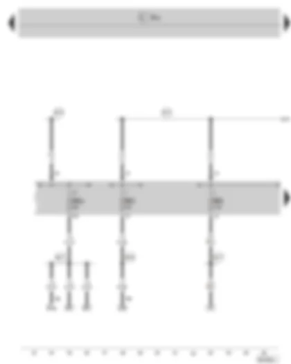 Wiring Diagram  SKODA SUPERB II 2011 - Fuse holder C in the dash panel