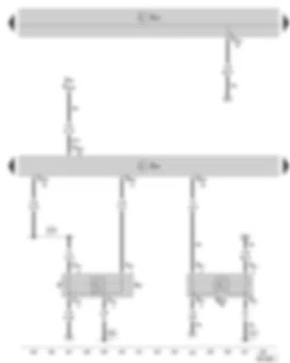 Wiring Diagram  SKODA SUPERB II 2011 - Engine control unit - brake pedal switch - clutch position sender