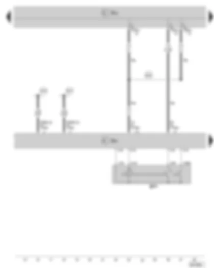 Wiring Diagram  SKODA SUPERB II 2012 - Steering column electronics control unit - ignition starter switch