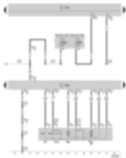 Wiring Diagram  SKODA SUPERB II 2013 - Door control unit driver