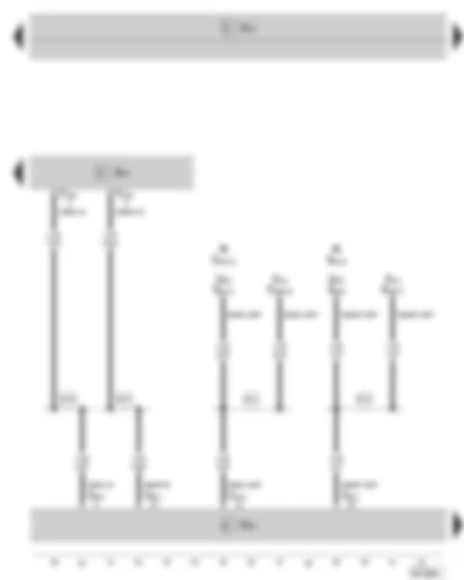 Wiring Diagram  SKODA SUPERB II 2013 - Steering column electronics control unit - data bus diagnostic interface