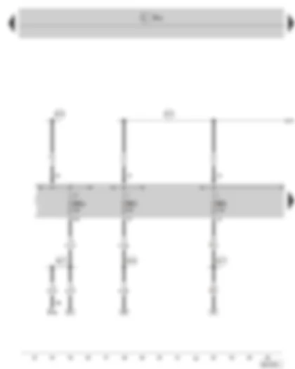 Wiring Diagram  SKODA SUPERB II 2011 - Fuse holder C in the dash panel