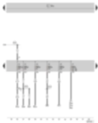 Wiring Diagram  SKODA SUPERB II 2013 - Fuse holder C in the dash panel