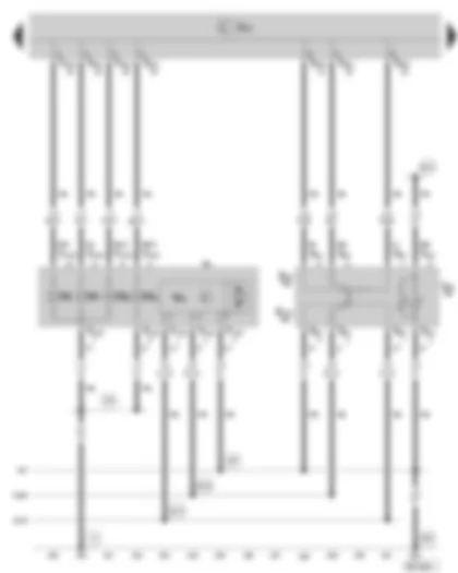 Wiring Diagram  SKODA SUPERB II 2013 - Right headlight - switch and instrument lighting rheostat - headlight range control adjuster
