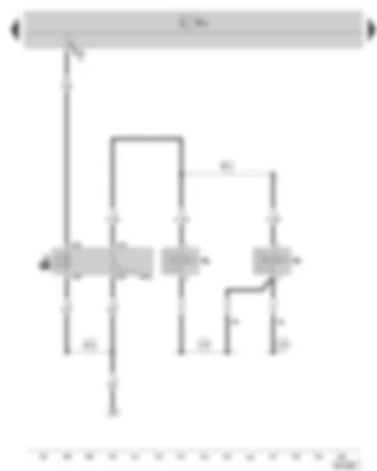 Wiring Diagram  SKODA SUPERB II 2011 - High tone horn - low tone horn - dual tone horn relay