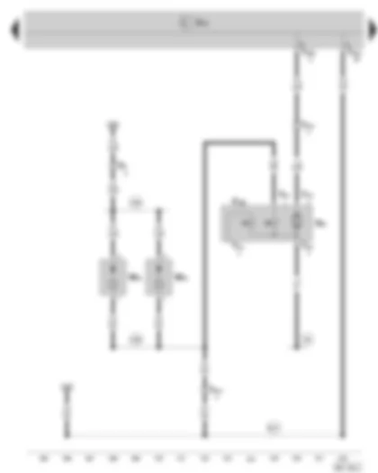 Wiring Diagram  SKODA SUPERB II 2014 - Rear lid lock unit - rear lid light - (without electrically operated rear lid)