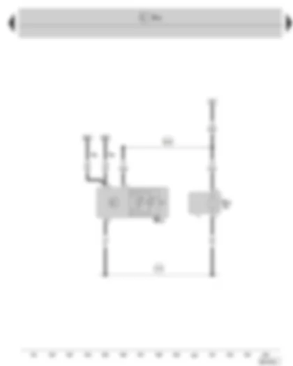 Wiring Diagram  SKODA SUPERB II 2015 - Left luggage compartment light - 12 V socket 2