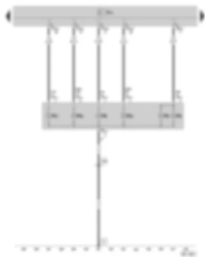 Wiring Diagram  SKODA SUPERB II 2013 - Right tail light
