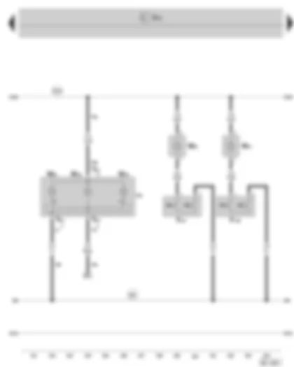 Wiring Diagram  SKODA SUPERB II 2011 - Rear interior light - rear centre reading light - vanity contact switch - illuminated vanity mirror